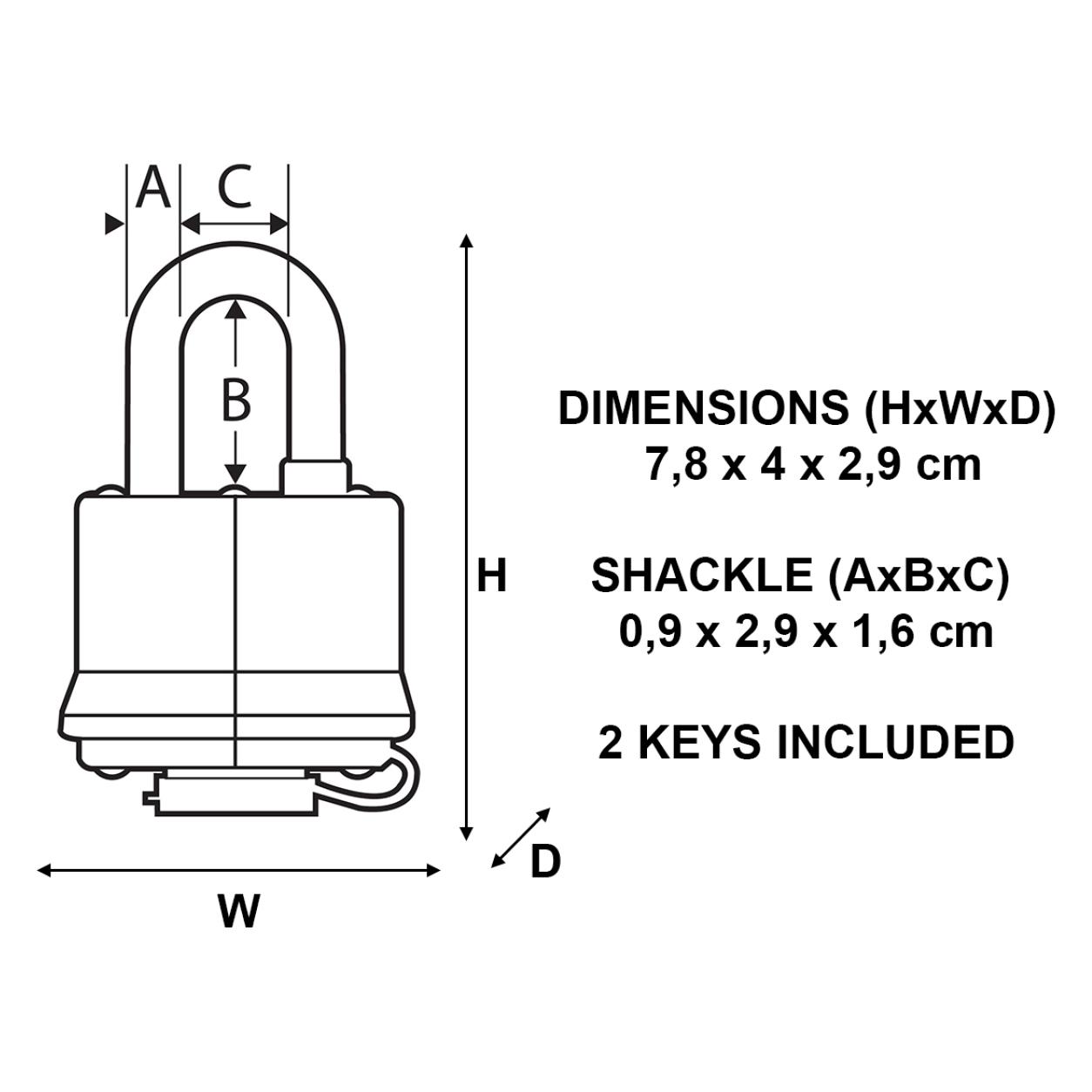 Master Lock 7804eurd (7804EURD)