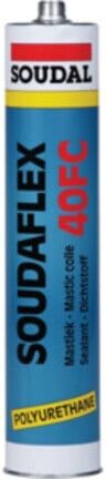Soudal Mastic d'étanchéité Soudaflex 40FC gris 310 ml (102640)