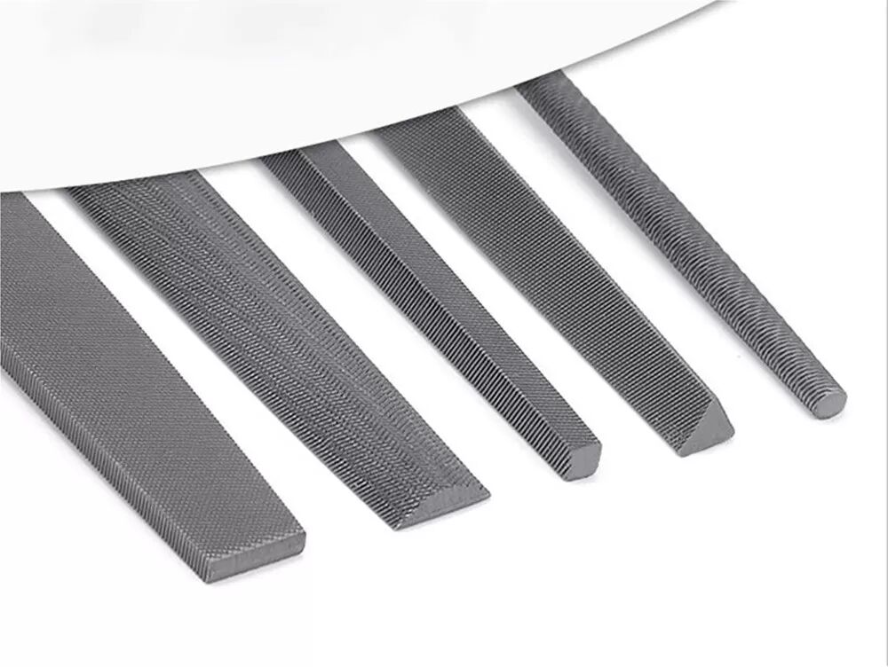 INF Ensemble de limes en acier de 20 cm (5 pièces) - Outil de limage pour métal, bois et plastique
