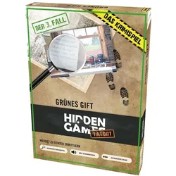 Hidden Games Tatort Krimispiel Fall 3 Grünes Gift Escape-Room Spiel (Deutsch, 1 - 6 Spieler)