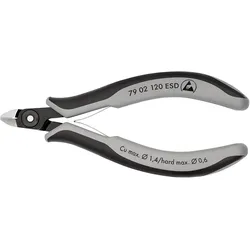 KNIPEX Präzisions-Elektronik-Seitenschneider ESD mit sehr kleiner Facette - 7902120ESD