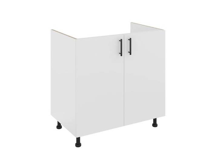 Cache-syphon haaus Karo 2 portes Blanc 80 x 50 x 80 cm