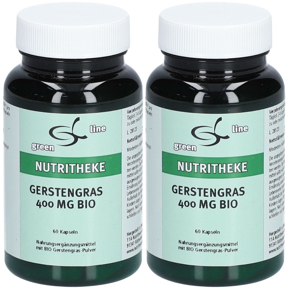 Gerstengras 400 mg Bio Kapseln 2x 2x60 St