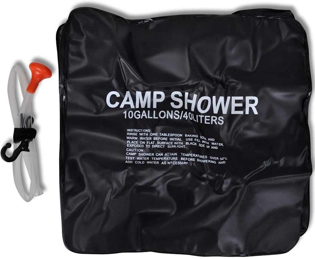 vidaXL Douche solaire de camping et voyage 40 L