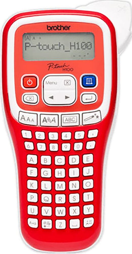 Brother Etikettendrucker "PT-H100R", rot, B:11cm H:20,7cm T:5,9cm, Drucker, Mobiles Beschriftungsgerät, Etikettendrucker