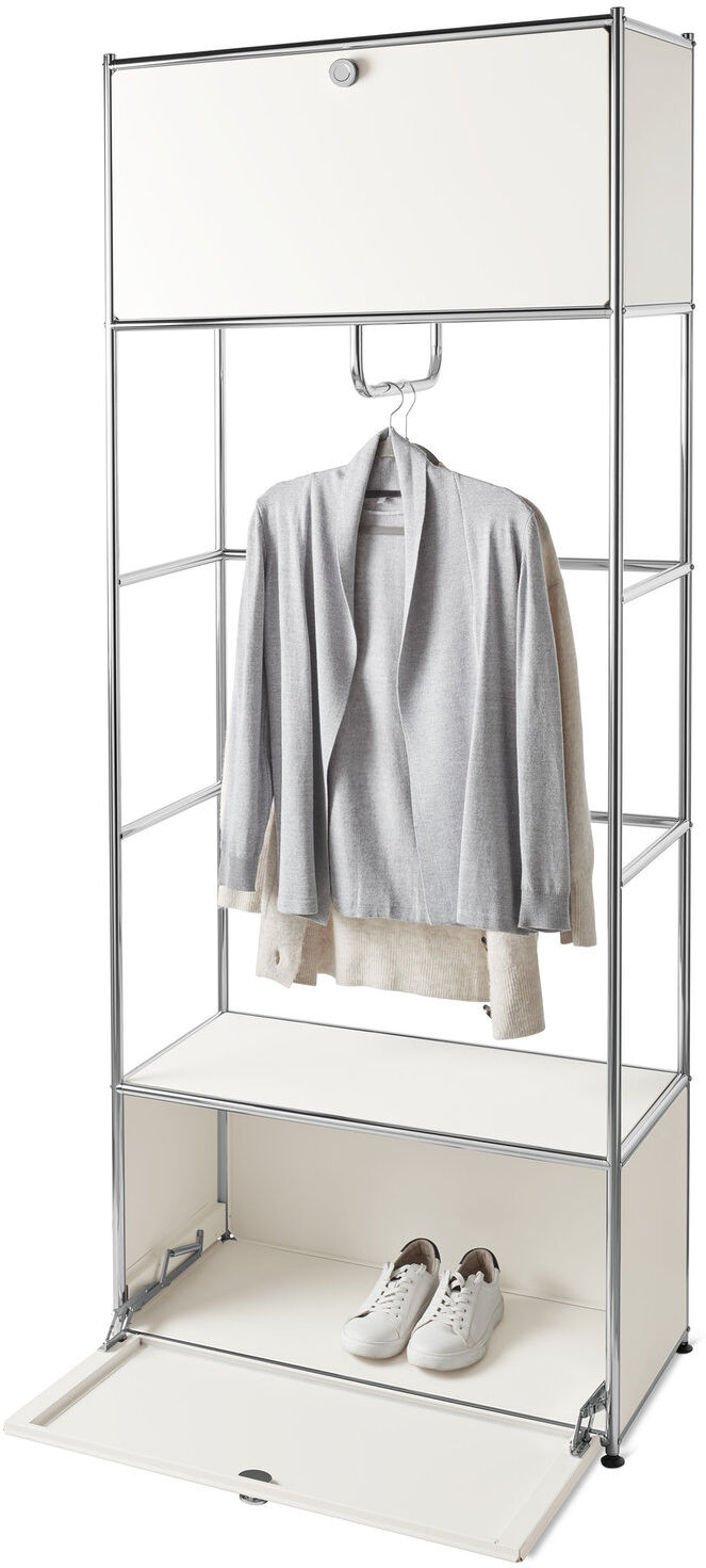 Tchibo - Garderobe Metall »Cn3« - 77x40x194,5cm - weiss -