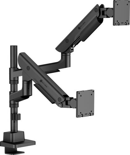 ICY BOX IB-MS702-T Monitorständer für 2 Monitore bis 57" und 27kg Monitorhalterung 1 Schwarz