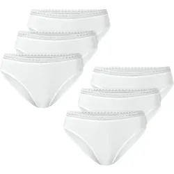Schiesser Damen Rioslip Modern Multipacks 6er Pack