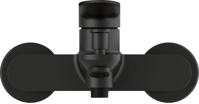 Duravit Wave Wannenarmatur WA5230000046 Aufputz, Umsteller mit automatischer Rückstellung, schwarz matt