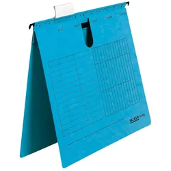 Falken 80002702 Hängehefter UniReg, 230g/m2-Kraftkarton, kaufm. Heftung - Blau