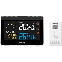 Garni 612 Precise, Wetterstation, Schwarz, Weiss