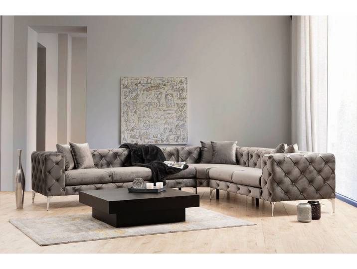Myhomelando Ecksofa Como, XXL-Ecksofa für die ganze Familie