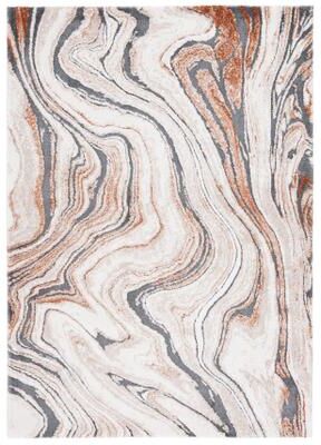SAFAVIEH Cyrus Shag Burgunde Modern Abstract Rug