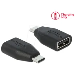 DELOCK 66528 - Datenblocker USB C -> USB A, schwarz