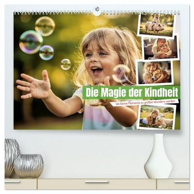 Die Magie der Kindheit (hochwertiger Premium Wandkalender 2027 DIN A2 quer), Kunstdruck in Hochglanz