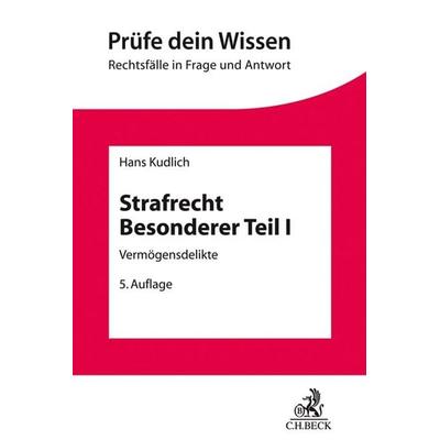 Strafrecht Besonderer Teil I, Taschenbuch von Hans Kudlich, C.H. Beck
