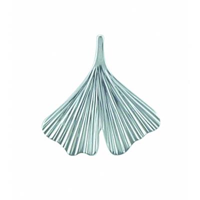Kettenanhänger ADELIA´S "Anhänger Ginkgoblatt 585 Weißgold ( 14K )", silber, Schmuckanhänger, Damen, Gold, Kettenanhänger, Goldanhänger Ginkgoblatt