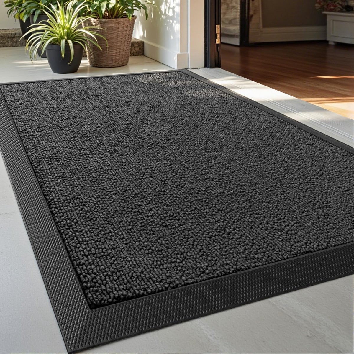 Grijs Entree Kleed Deurmat - 60 x 90 cm