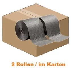 Absorptionsrolle PIG® Universal Rolle im Karton 2 Rollen Abmessung 25 cm x 3100 cm, Absorbiert 33,4 L je Karton