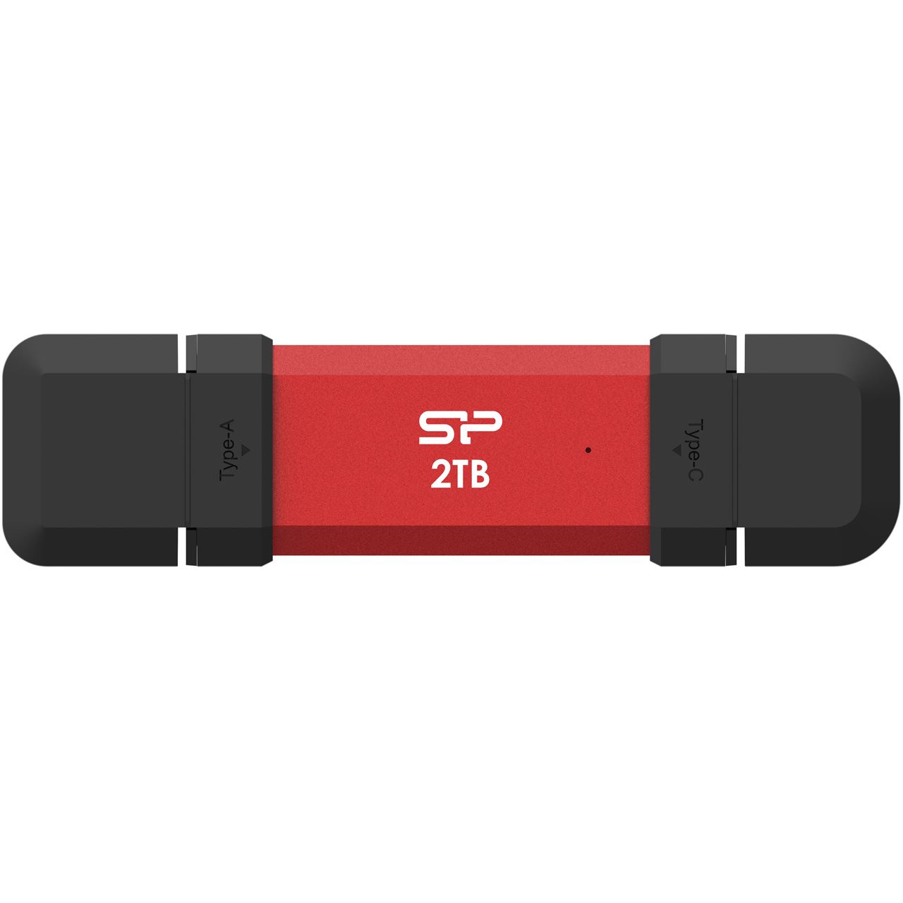 250GB Silicon Power USB Stick DS72 Typ A+C 1050/850MB's Red