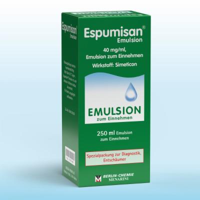 BERLIN-CHEMIE AG ESPUMISAN Emulsion f. bildgebende Diagnostik 250 ml 01874681