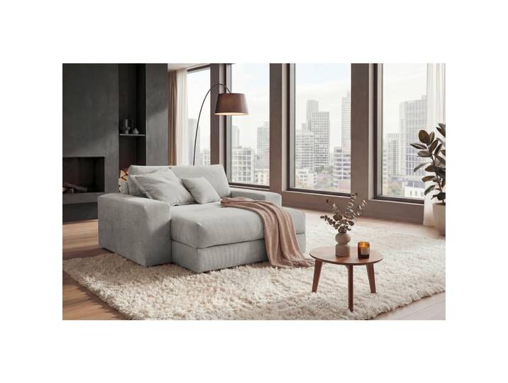 P & B Xxl-Sessel Kamil, Beige, Füllung: Schaumstoffflocken,Schaumstoffflocken, 180x70x180 cm, Wohnzimmer, Sessel, XXL-Sessel
