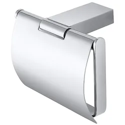 Brillantbad BIA Papierrollenhalter mit Deckel Messing Chrom 130x95x90 mm für Bad & WC >> zum Bohren