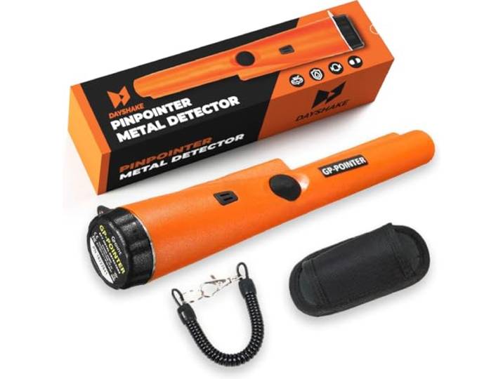 Dayshake Pinpointer - Metaal detector Professioneel - Oranje - Metaaldetector voor volwassenen/kinderen