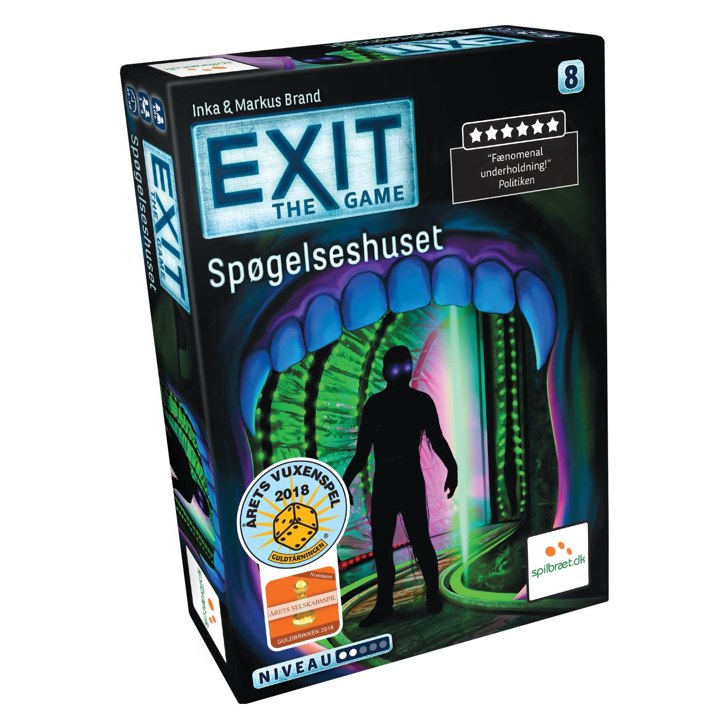 Lautapelit EXIT 8: Spøgelseshuset (DA) (Dänisch, 1 - 4 Spieler) (LPFI7347)