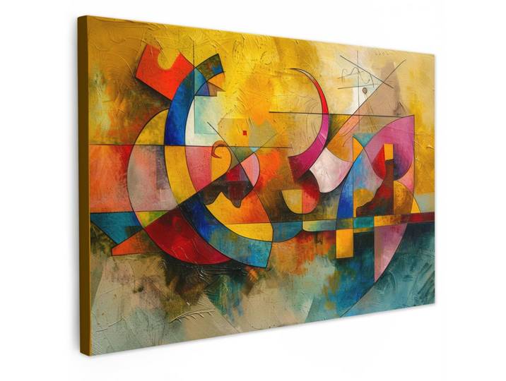 LEINWANDBILD Kunst - Abstrakt - Modern Gemälde 60x40 cm