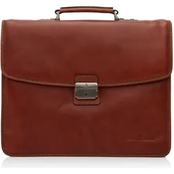 Castelijn & Beerens & Beerens Verona Laptoptas 156 + Tablet Licht Bruin 68 9599 LB (17.30"), Notebooktasche, Braun