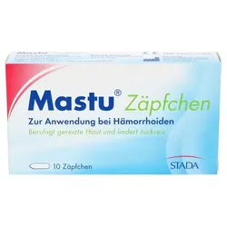 MASTU® Hämorrhoidenzäpfchen gegen Jucken und Brennen 10 St