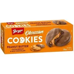 Bergen Obsession Peanut Butter Cocoa Biscuit Cookies 128g