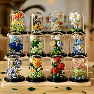 Inspire Picks DIY Micro Building Block Sunflower Bouquet Handmade Puzzle Toy Desktop Decoration Gift 270pcs
