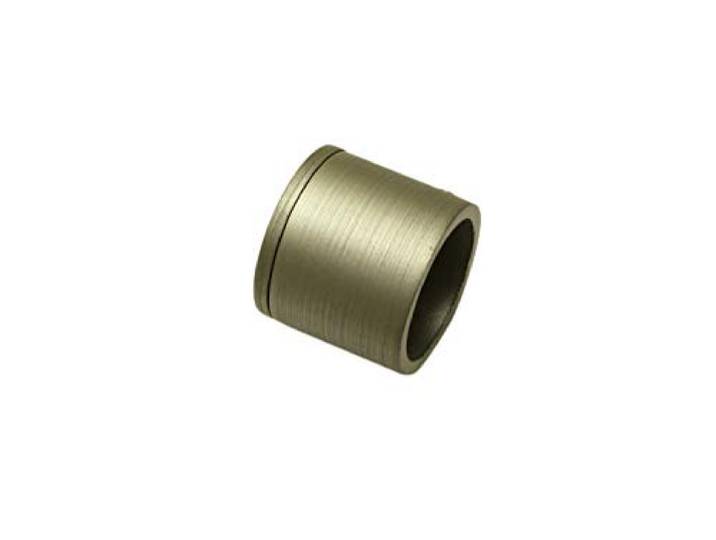 GARDINIA Wandlager für Gardinenstangen mit Ø 19 mm, Inklusive Befestigungsmaterial, Wandmontage, Serie Kira , Farbe: Champagner