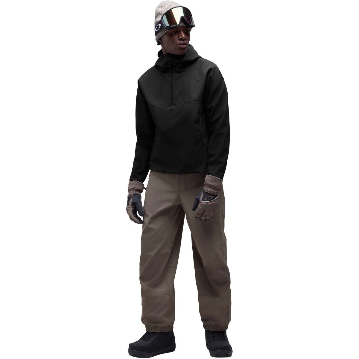 Oakley Wintertide Half Zip Hoodie pitch black (021) M FOA408699-021-M