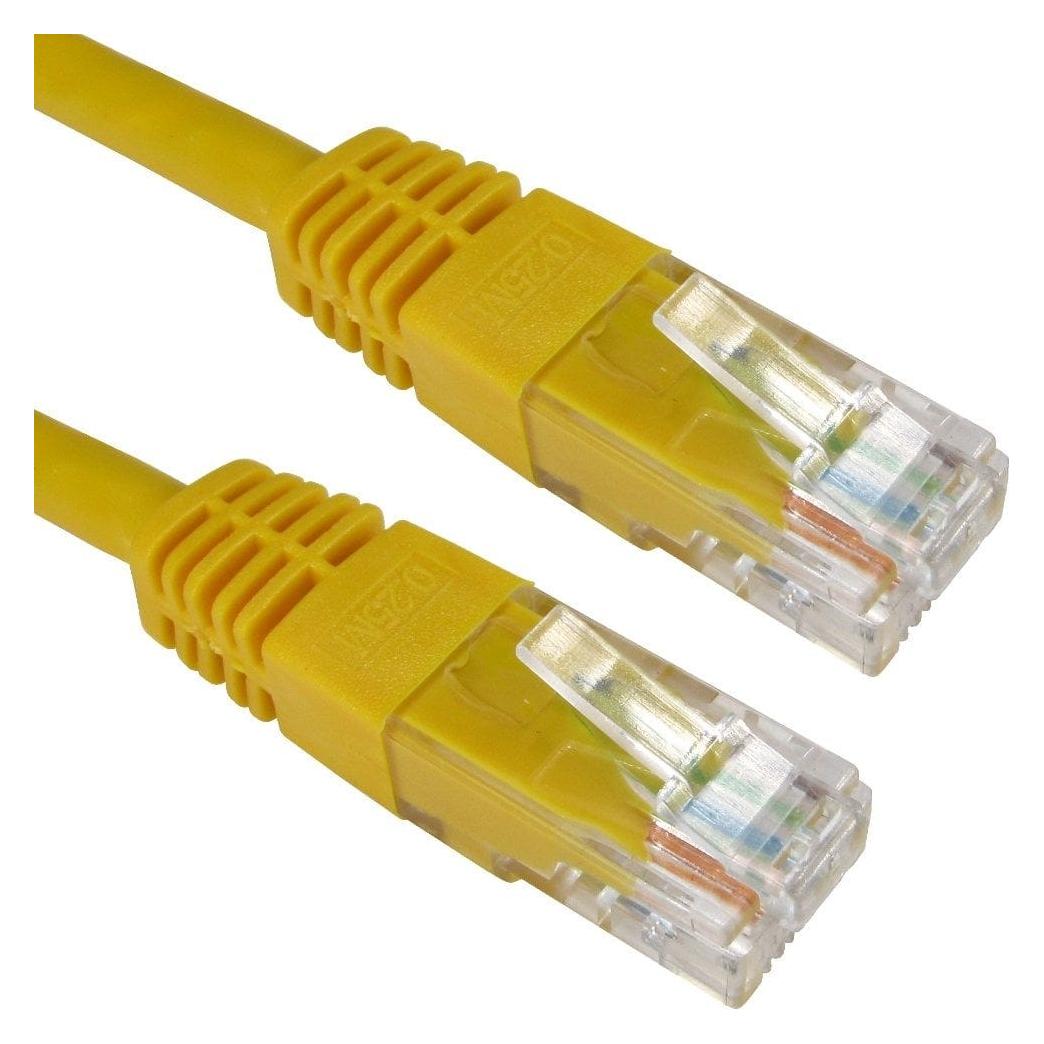 Cables Direct CDL 1m Cat6 Patch Cable - Yellow (CAT6, 1 m) (ERT-601Y)