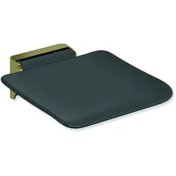 HEWI Mobiler Klappsitz System 900, PVD, Sitzfläche 350x340 mm, Farbe Gold gebürstet