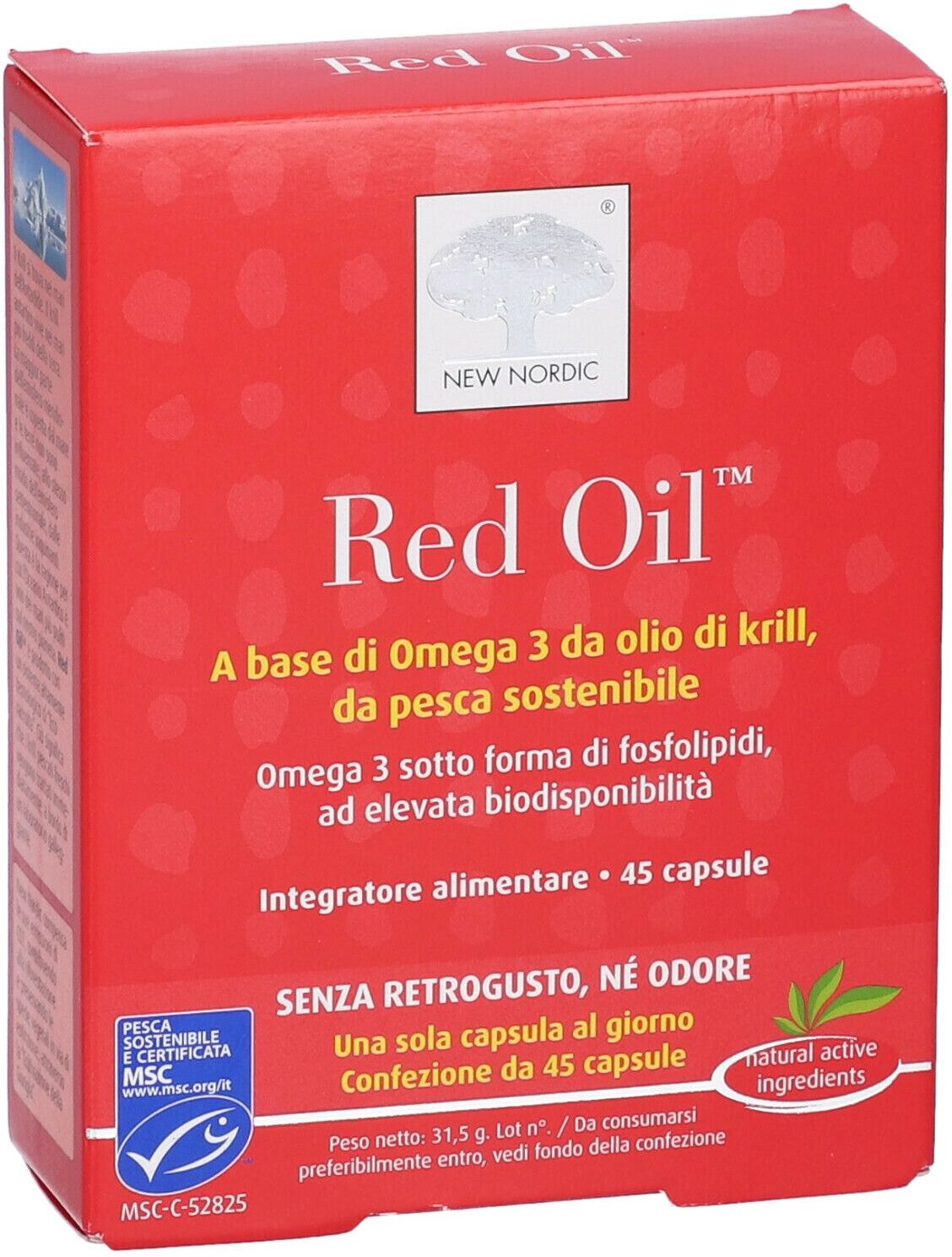 NEW NORDIC Srl New Nordic Red Oil, 45 Capsule