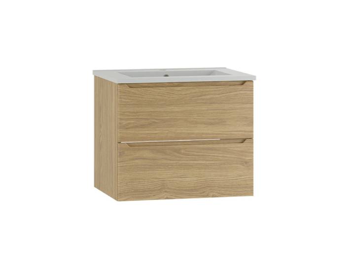 Meuble Simple Vasque Encastrée 60cm Viggo Bois