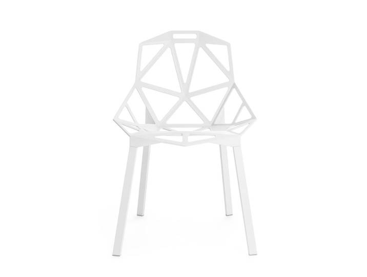 MAGIS set de 2 chaises CHAIR ONE (Blanc - Aluminium)