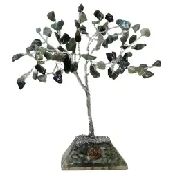 Gemstone Tree with Organite Base - 80 Stone - Moss Agate