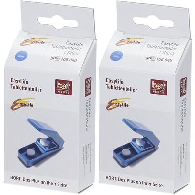 Bort EasyLife Tablettenteiler blau 2x 2x1 St