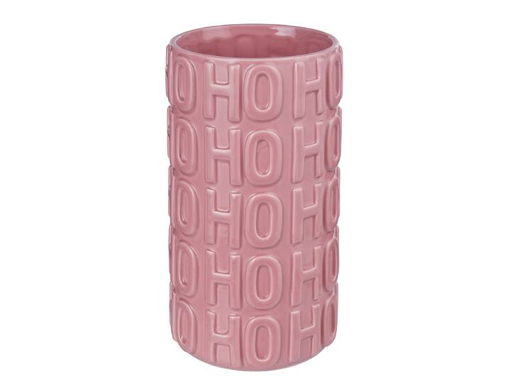 Vase HoHoHo 13 x 26 x 13cm Rose foncé/Rose