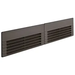 berbel Luftaustrittsgitter-Set Edelstahloptik für Kochfeldabzug Downline 1100071