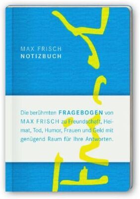 Max Frisch - Notizbuch mit den Fragebogen von Max Frisch (suhrkamp taschenbuch) - Preis vom 13.10.2026 11:25:28 h