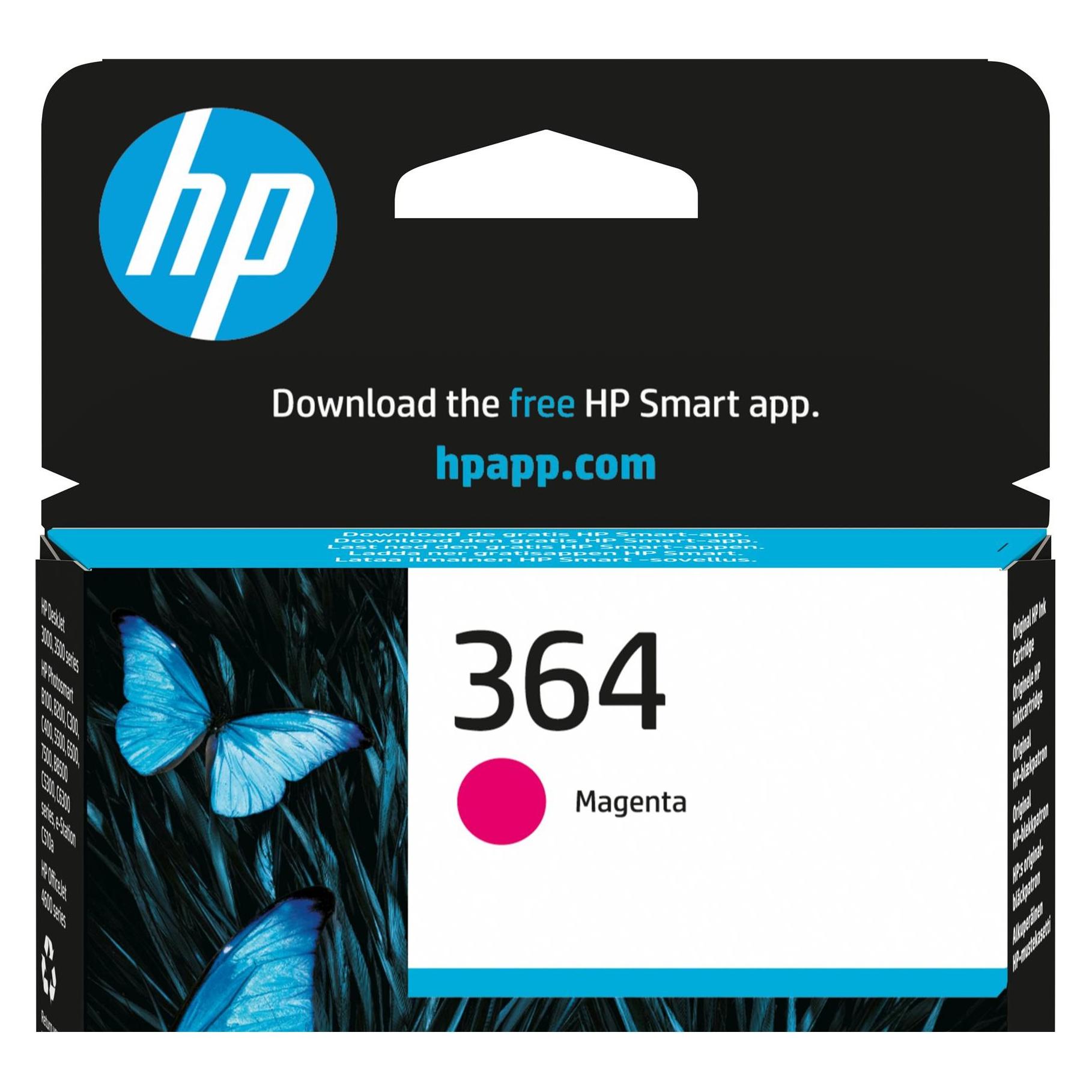 HP 364 - Magenta - Original - Tintenpatrone - für Deskjet 35XX (M) (CB319EE#ABE)