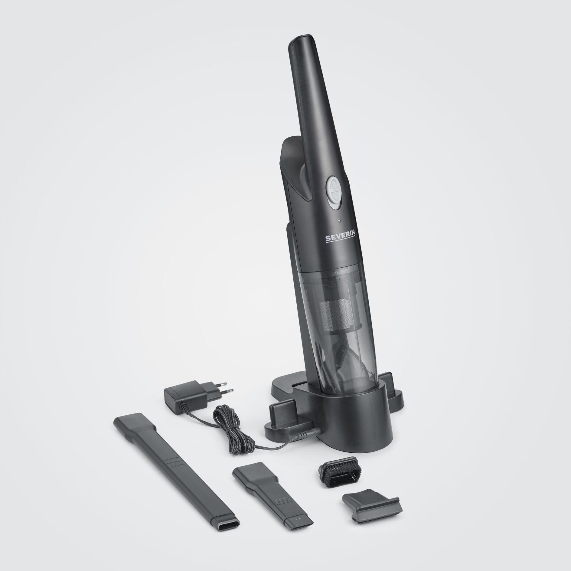 Severin Akku-Handstaubsauger "HV 7130", schwarz, B:10,3cm H:46,2cm, Akkusauger, Akku-Handstaubsauger schwarz Einheitsgröße