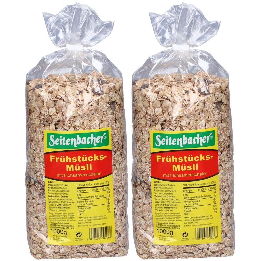 Seitenbacher Frühstücks Müsli 2x 2x1000 g
