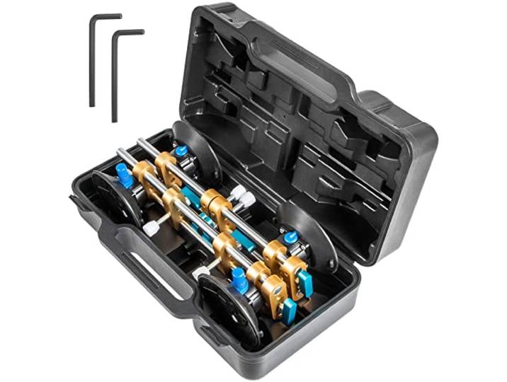 Naht-Setter mit 6-Zoll-Vakuum-Saugnapf Nahtloser 2-pcs Professionelle Arbeitsplatte for Nahtverbindung & Nivellierung Für Erhöhte Langlebigkeit